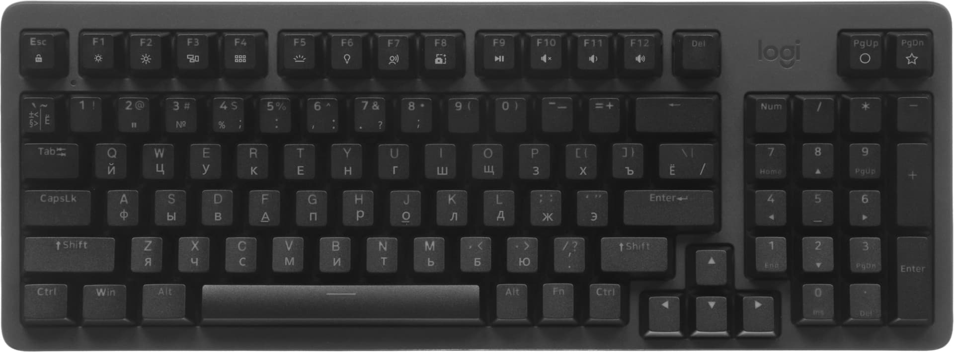 Клавиатура Logitech K848 механическая черный USB (920-013904) - фото 5