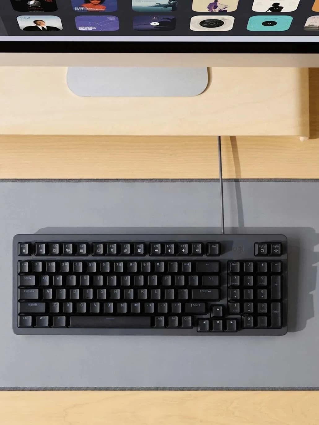 Клавиатура Logitech K848 механическая черный USB (920-013904)