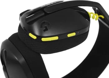 Наушники с микрофоном Logitech G435 черный/желтый накладные BT/Radio оголовье (981-001051) - фото 5