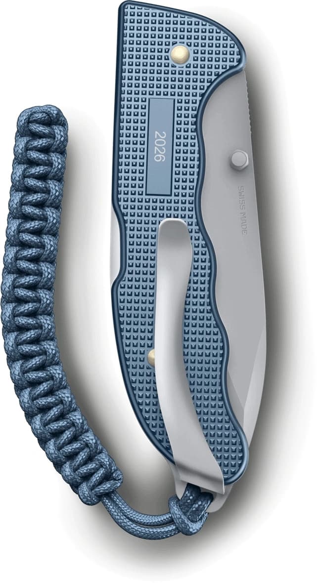Нож перочинный Victorinox Evoke Alox LE26 (0.9415.L26) 136мм 5функц. синий подар.коробка - фото 4