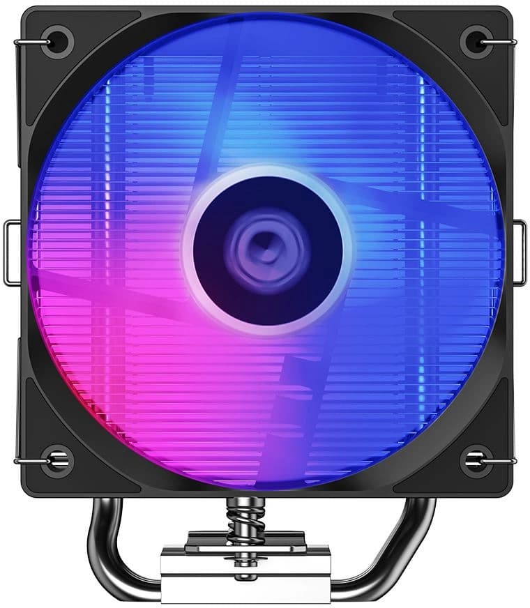 Устройство охлаждения(кулер) ID-Cooling SE-903-XT V2 RGB Soc-AM5/AM4/1200/1700/1851 серебристый/черный 4-pin 140-29.1dB Al+Cu 150W 650gr Ret - фото 4