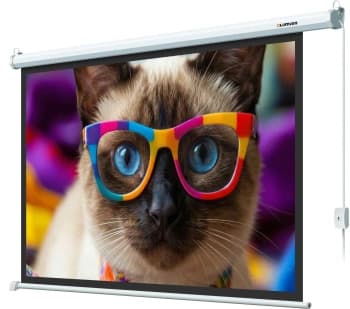 Экран Lumien 84" 137x192см Eco Control LEC-100118 16:9 настенно-потолочный рулонный белый (моторизованный привод) - фото 2