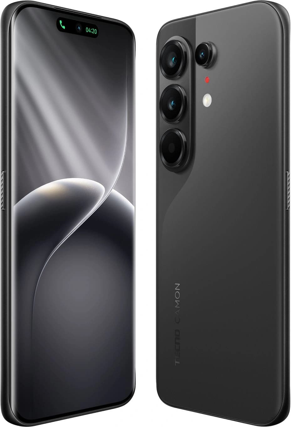 Смартфон Tecno Camon 50 Ultra 5G 256Gb 12Gb черный моноблок 3G 4G 2Sim 6.78" 1208x2644 Android 16 50Mpix 802.11 a/b/g/n/ac/ax NFC GPS GSM900/1800 GSM1900 Protect FM - фото 3