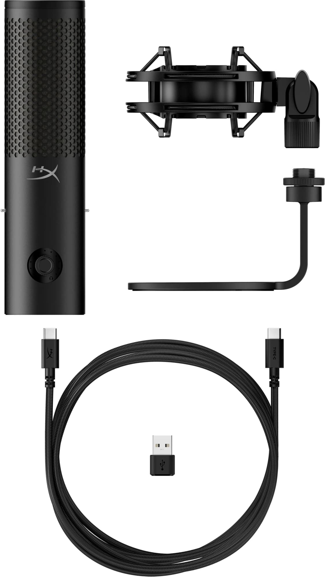 Микрофон проводной HyperX QuadCast 2 S 3м черный - фото 3