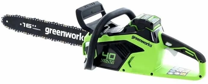 Цепная пила Greenworks GD40CS18 аккум. 1800Вт 2.4л.с. дл.шины:16" (40cm) 1аккум. 8Ач ЗУ (2005807UH) - фото 4