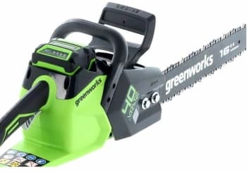Цепная пила Greenworks GD40CS18 аккум. 1800Вт 2.4л.с. дл.шины:16" (40cm) 1аккум. 8Ач ЗУ (2005807UH) - фото 5