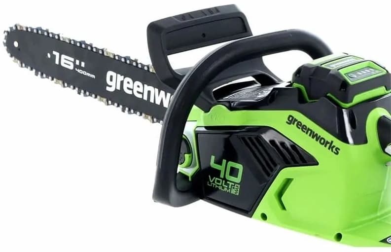 Цепная пила Greenworks GD40CS18 аккум. 1800Вт 2.4л.с. дл.шины:16" (40cm) 1аккум. 8Ач ЗУ (2005807UH) - фото 3