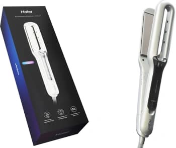 Выпрямитель Haier Aquamarine HHS-617 70Вт белый макс.темп.:230С покрытие:керамическое (FZ000SD00RU) - фото 2