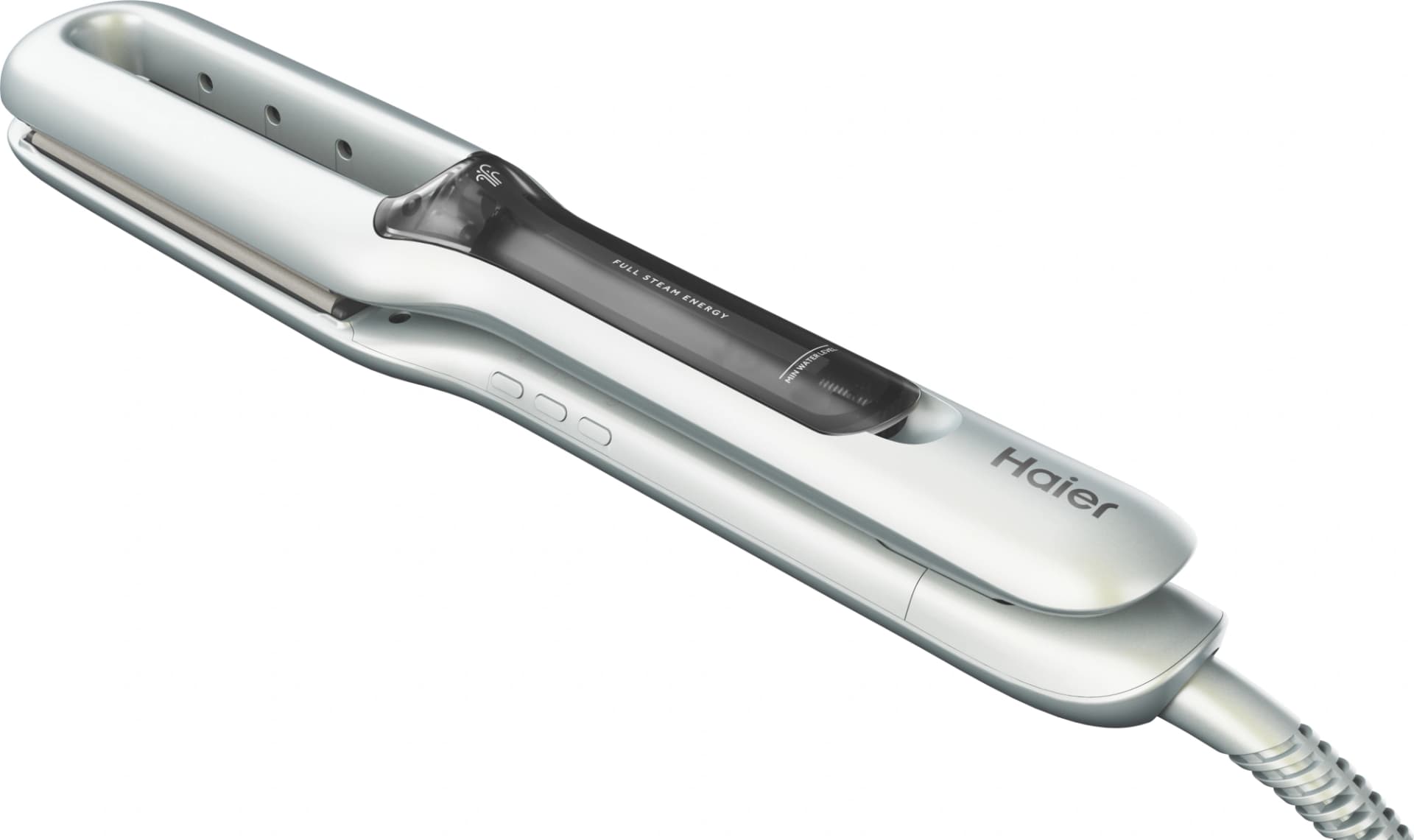 Выпрямитель Haier Aquamarine HHS-617 70Вт белый макс.темп.:230С покрытие:керамическое (FZ000SD00RU) - фото 3