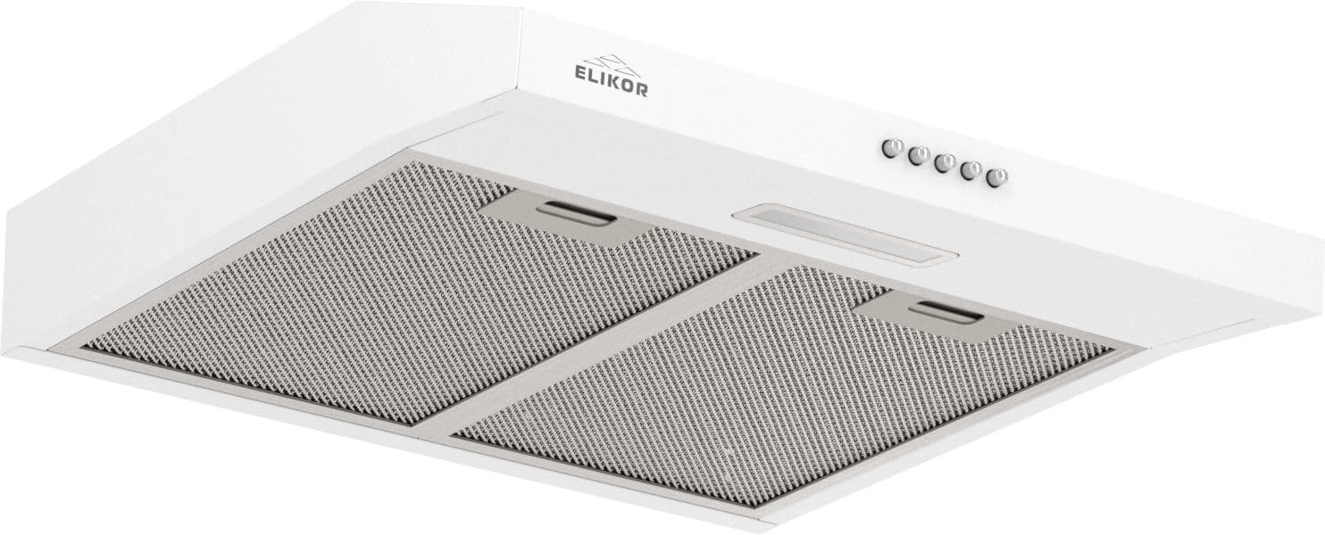 Вытяжка козырьковая Elikor Eco ONE 50 WH белый управление: кнопочное