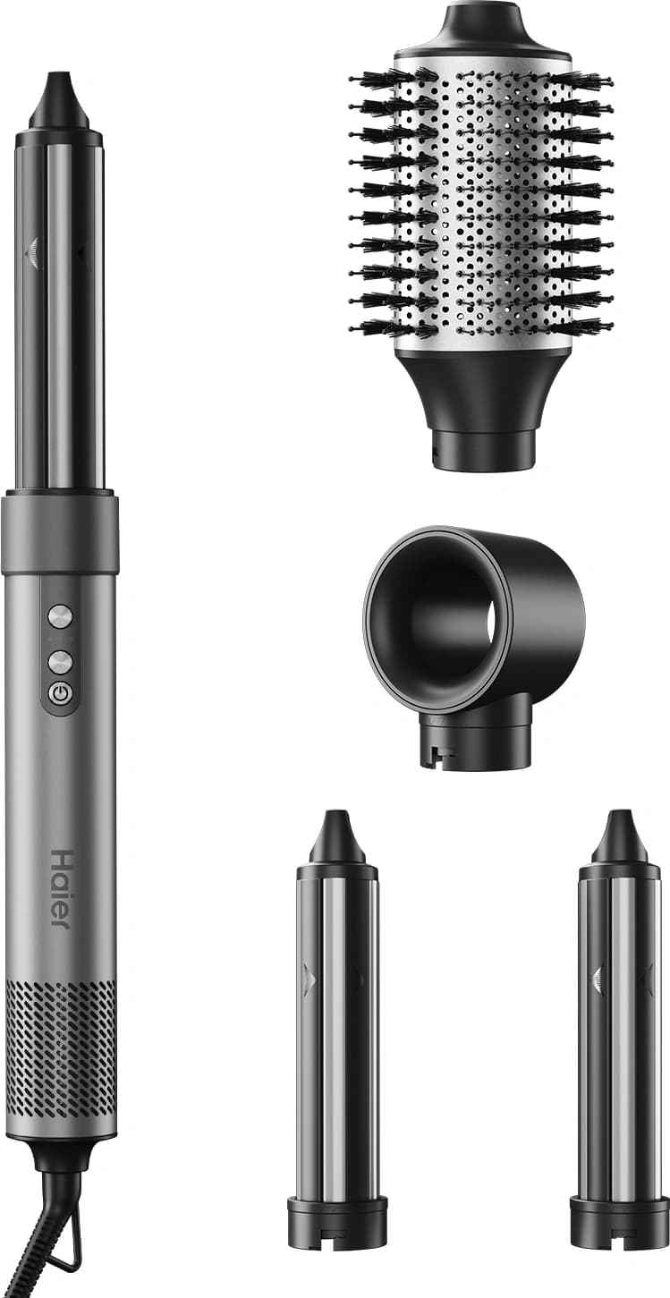 Мульти-Стайлер Haier HHS-602 1400Вт графитовый макс.темп.:90С покрытие:керамическое (FZ000VD00RU)