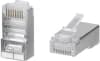 Коннектор Cabeus (8P8C-SH-FC) кат.5E RJ45 серебристый - фото 3