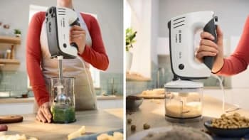 Миксер ручной Bosch MFQ37480 750Вт белый/серый - фото 5
