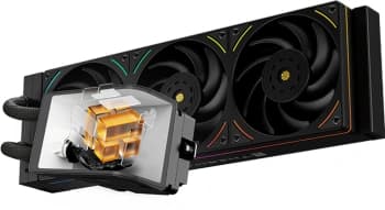 Система водяного охлаждения Thermalright Wonder Vision 360 UB ARGB Soc-AM5/AM4/1200/1700/1851 черный 4-pin 27dB Al LCD Ret (W-VISION-UB-360-BL-ARGB) - фото 2