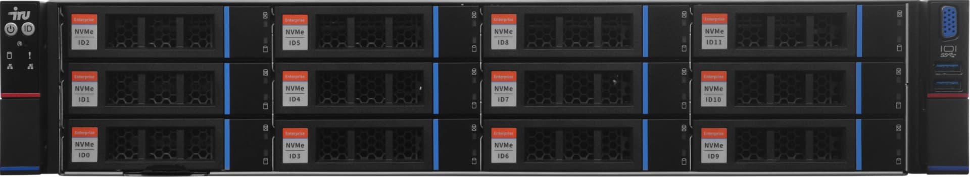 Сервер IRU Rock G2212P 2x6330 4x32Gb 9361-8I AST2500 2xGigEth 2x1600W w/o OS (2178392) - фото 5