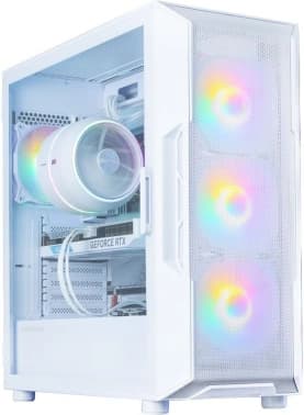 Корпус Zalman i3 Neo V2 белый без БП ATX 7x120mm 5x140mm 1xUSB3.0 audio bott PSU - фото 2