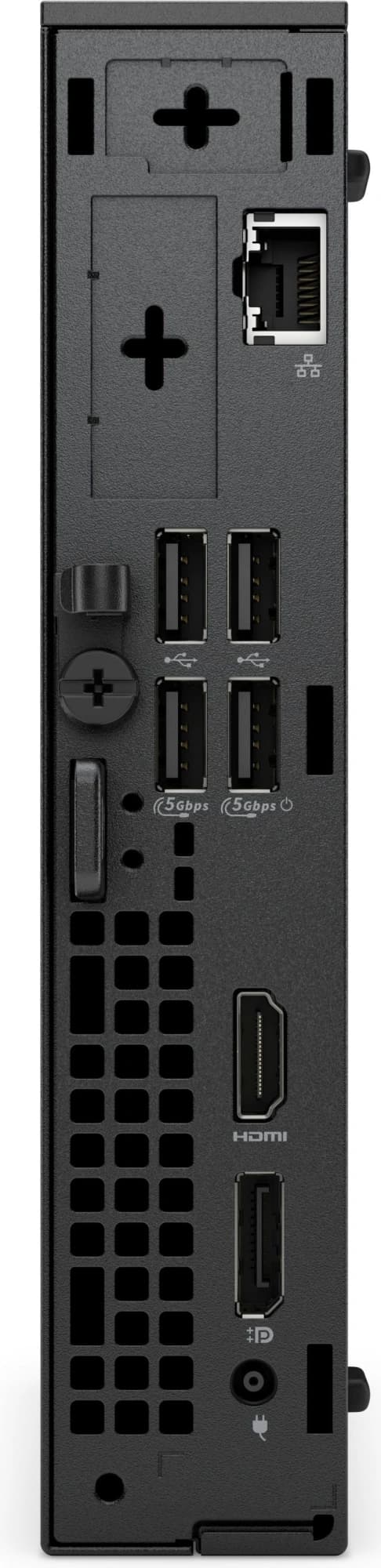 ПК Dell Pro Micro QCM1250 Micro i3 14100T (2.7) 8Gb SSD512Gb UHDG 730 Windows 11 Pro GbitEth WiFi BT 90W мышь клавиатура черный (DPM -3860) - фото 4