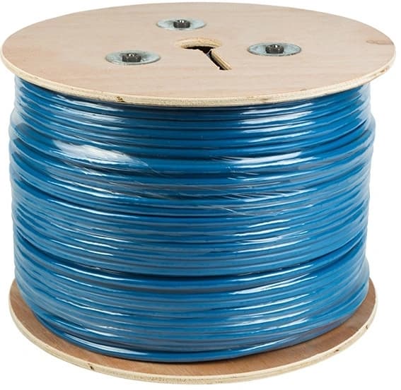 Кабель информационный Rexant 01-0147 кат.6 FTP 4 пары PVC внешний 305м синий - фото 4