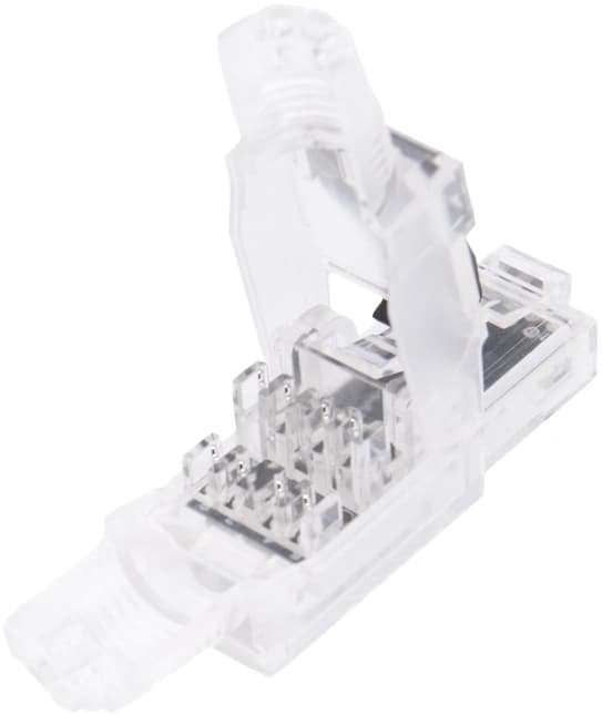 Коннектор Rexant (02-0281) кат.6 RJ45 прозрачный