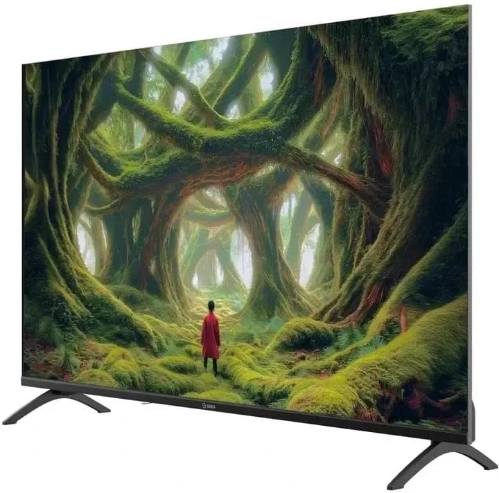 Телевизор LED Sber 43" SDX-43U5500DBA Салют ТВ Frameless черный 4K Ultra HD 60Hz DVB-T DVB-T2 DVB-C DVB-S DVB-S2 USB WiFi Smart TV (RUS) - фото 4