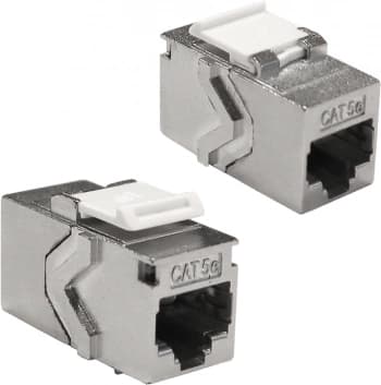 Повторитель портов Lanmaster LAN-KCP45S5E Keystone RJ45 кат.5E стальной - фото 2