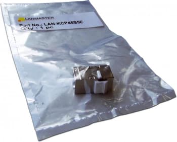 Повторитель портов Lanmaster LAN-KCP45S5E Keystone RJ45 кат.5E стальной - фото 5