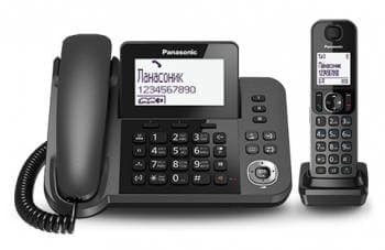 Р/Телефон Dect Panasonic KX-TGF310RUM серый металлик АОН - фото 2