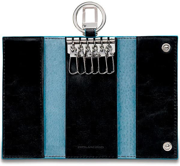 Ключница Piquadro Blue Square PC1397B2/N черный натур.кожа - фото 2
