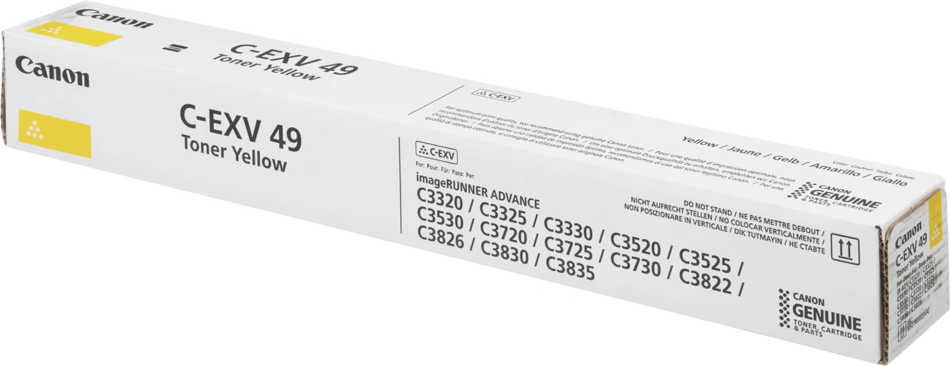 Картридж лазерный Canon C-EXV49Y 8527B002 желтый для Canon iR-ADV C33xx