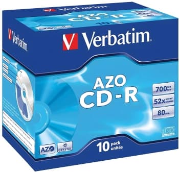 Диск CD-R Verbatim 700Mb 52x Jewel case (10шт) (43327) - фото 5