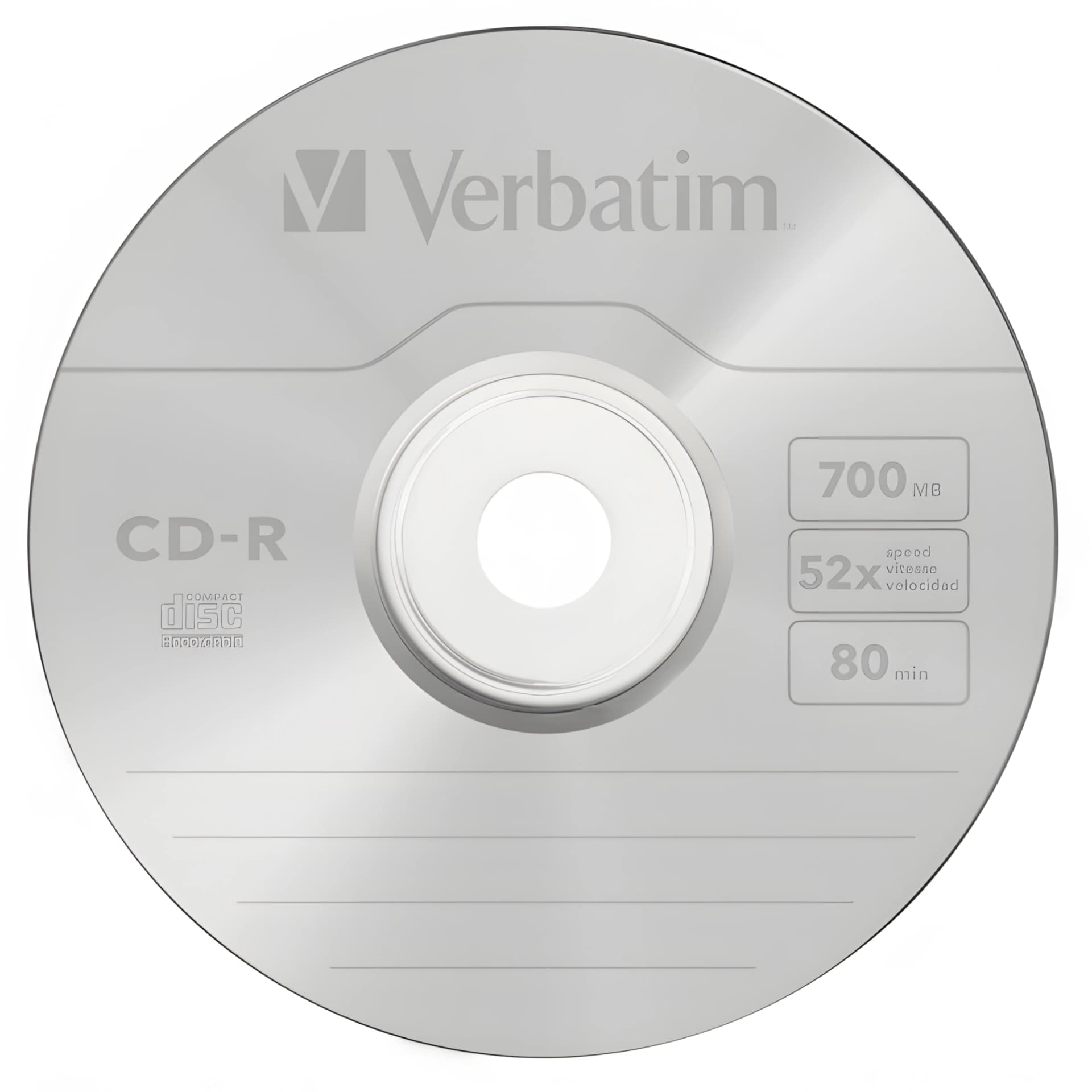 Диск CD-R Verbatim 700Mb 52x Jewel case (10шт) (43327) - фото 3