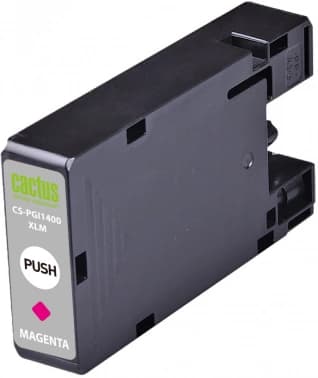 Картридж струйный Cactus CS-PGI1400XLM PGI-1400 пурп.пигм. (12мл) для Canon MB2050/MB2350/MB2040/MB2340 с чипом - фото 5