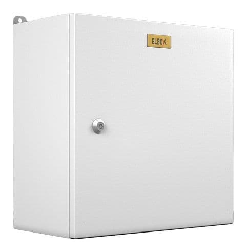 Шкаф электротехнический Elbox EMW-300.200.150-1-IP66 настенный 200мм 150мм несъемн.бок.пан. 50кг серый - фото 4