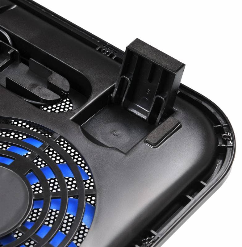 Подставка для ноутбука Buro BU-LCP140-B214H 14" 338x255x22мм 1xUSB 2x 140ммFAN 480г металлическая сетка/пластик черный - фото 5