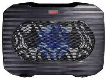 Подставка для ноутбука Buro BU-LCP156-B114 15.6" 357x265x33мм 1xUSB 1x 140ммFAN 345г металлическая сетка/пластик черный - фото 2