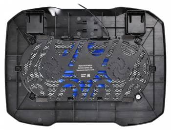Подставка для ноутбука Buro BU-LCP156-B114 15.6" 357x265x33мм 1xUSB 1x 140ммFAN 345г металлическая сетка/пластик черный - фото 5