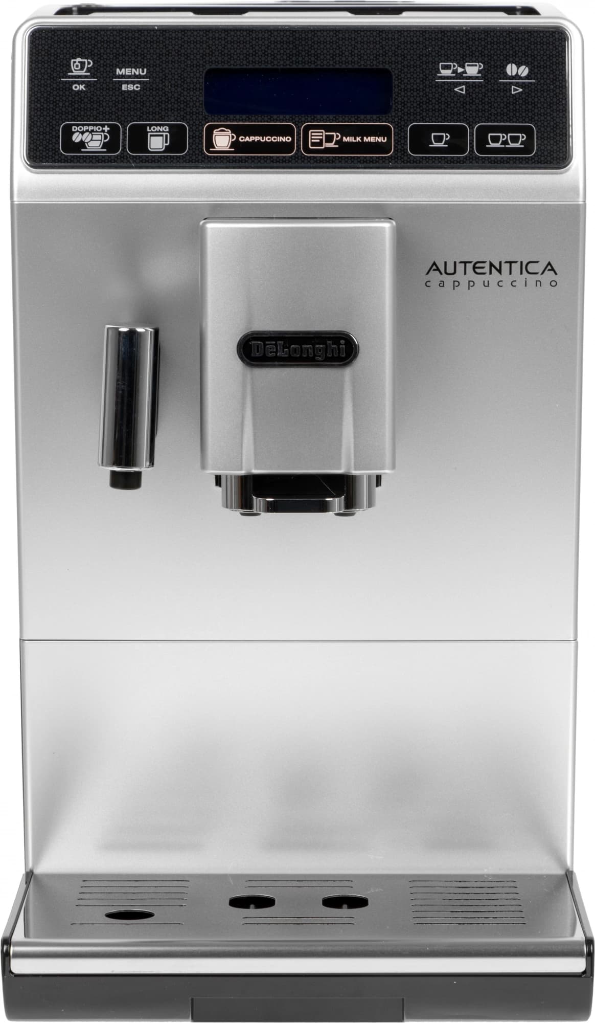 Кофемашина Delonghi Autentica ETAM29.660.SB 1450Вт серебристый/черный