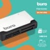 Устройство чтения карт памяти USB2.0 Buro BU-CR-2102 белый - фото 3