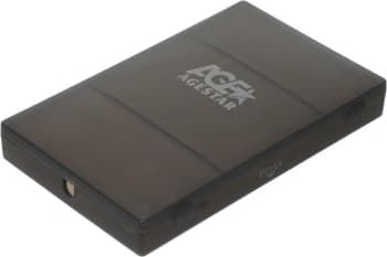 Внешний корпус для HDD/SSD AgeStar SUBCP1 SATA USB2.0 пластик черный 2.5" - фото 2