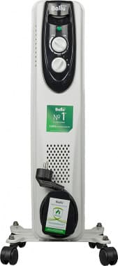 Радиатор масляный Ballu Classic BOH/CL-05WRN 1000Вт белый/черный - фото 2
