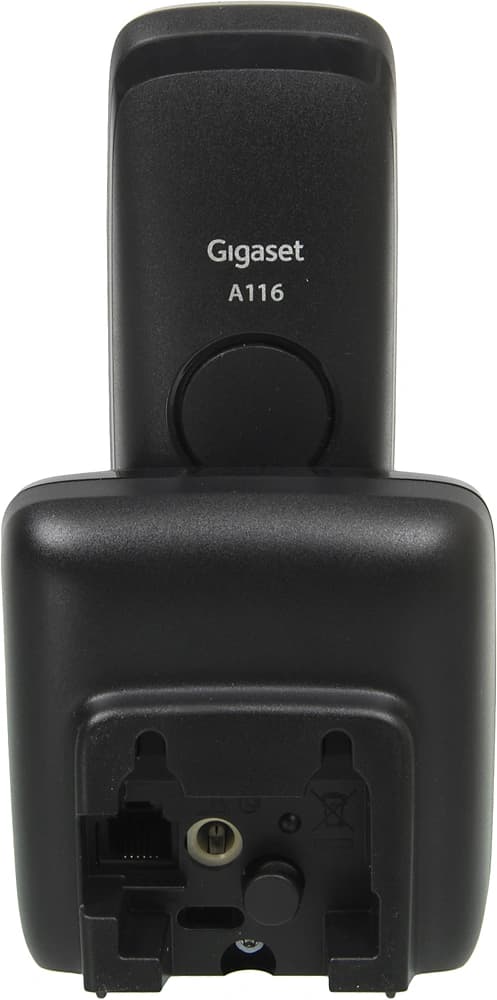 Р/Телефон Dect Gigaset A116 RUS черный АОН - фото 4