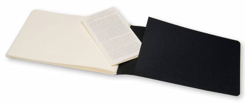 Блокнот для рисования Moleskine ART CAHIER SKETCH ALBUM ARTSKA3 Large 130х210мм обложка картон 88стр. черный - фото 4