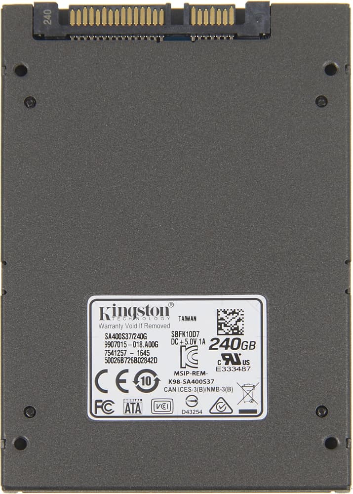 Накопитель SSD Kingston SATA-III 240GB SA400S37/240G A400 2.5" - фото 5