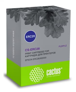 Картридж матричный Cactus CS-ERC28 12.7x3.1 фиолетовый для Epson ERC28/M2000/FUJITSU-29745/AT3000/NORAND-815/4000/4815/4820/DP815/NP815 - фото 3
