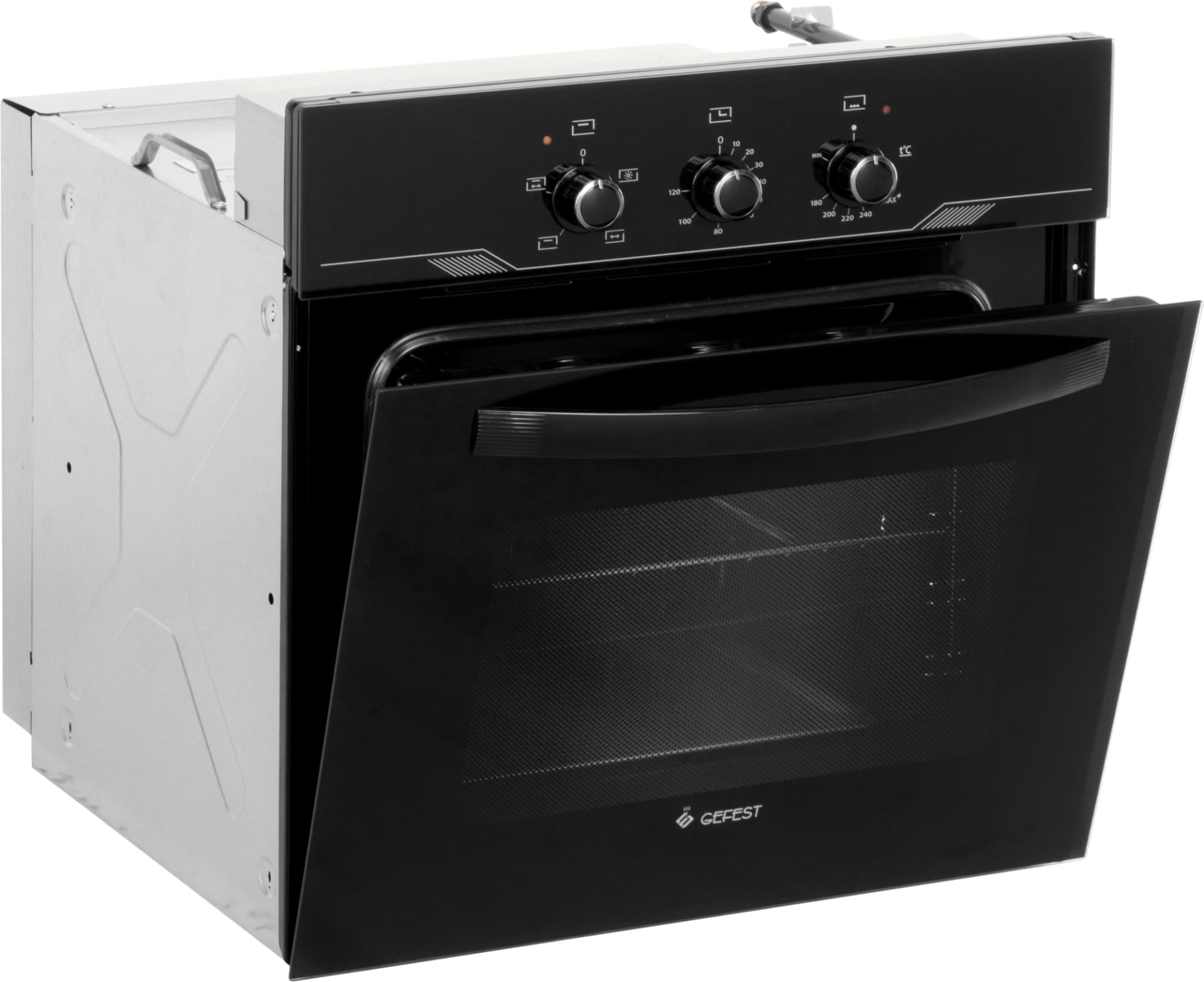 Духовой шкаф Газовый Gefest ДГЭ 621-01 черный - фото 4