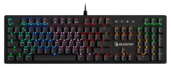 Клавиатура A4Tech B820R механическая черный USB for gamer LED (B820R BLACK (BLUE SWITCH)) кабель 1.8м - фото 2