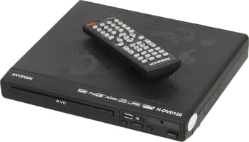 Плеер DVD Hyundai H-DVD120 черный ПДУ - фото 2