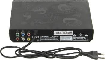 Плеер DVD Hyundai H-DVD120 черный ПДУ - фото 5