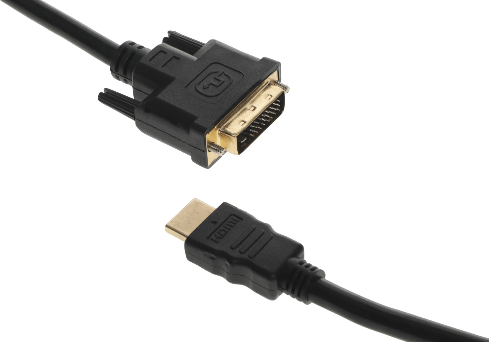 Кабель аудио-видео Buro HDMI (m)/DVI-D (Dual Link) (m) 1.8м. позолоч.конт. черный (BHP RET HDMI_DVI18) - фото 5