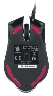 Мышь A4Tech Bloody Q51 черный/рисунок оптическая 6200dpi USB 8but - фото 5